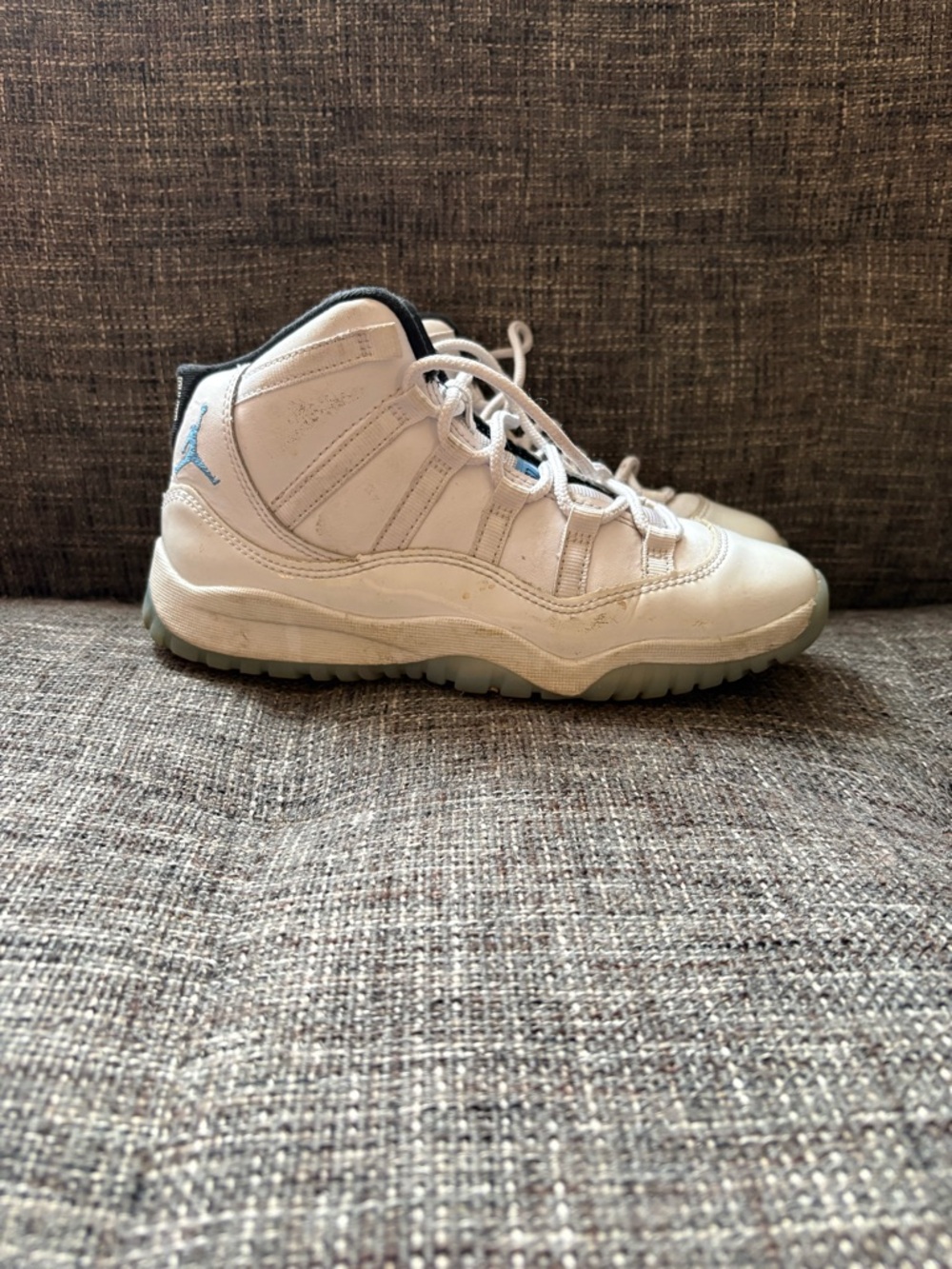 Nike Air Jordan 11 Legend Blue High-Top Sneakers 3Y